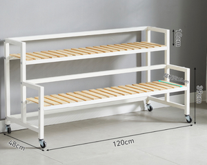 Fabricant Vente <span class=keywords><strong>en</strong></span> gros Porte-fleurs mobile multicouche <span class=keywords><strong>Escalier</strong></span> de balcon Stockage de plantes sur pied pour la maison et le jardin - Product Image 2