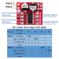 1-10 Buah Modul Driver Motor DC MX1508 2V-10V 1,5A Kecepatan PWM Pembalikan 2 Arah Papan Driver Motor Stepper Jembatan H Ganda L298N