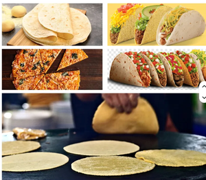 Semi-Automatic Motorized Tortilla <b>Making</b> <b>Machine</b> 220V/110V 400W Industrial Small Tortilla <b>Bread</b> Press - Product Image 3