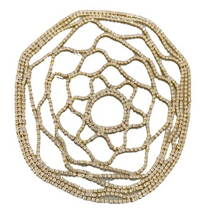 Cadena de cristal tapa <span class=keywords><strong>Cleopatra</strong></span> rhinestone FLAPPER postizos joyería fiesta Gatsby cabeza cadena - Product Image 4