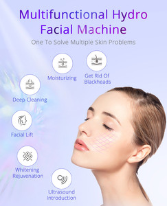 Máquina Hidrofacial Multifuncional, Microdermoabrasión, Sonda de Limpieza Facial Profunda, Máquina de Belleza para el Acné Persistente para Spa - Product Image 5