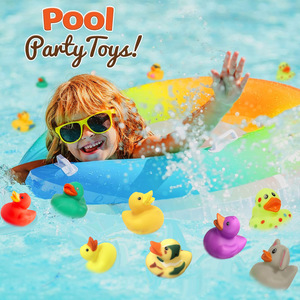 Biểu Tượng Tùy Chỉnh Mini Vàng Vịt Tắm Đồ Chơi Hình Dạng Khác Nhau In Jeep Vịt Văn Bản Chịu Nước Nhựa - Product Image 3