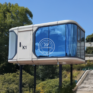 Conception personnalisée d'usine Espace de <span class=keywords><strong>maison</strong></span> capsule personnalisé <span class=keywords><strong>Acheter</strong></span> une <span class=keywords><strong>maison</strong></span> préfabriquée Cabine isolante Pod avec cuisine - Product Image 3