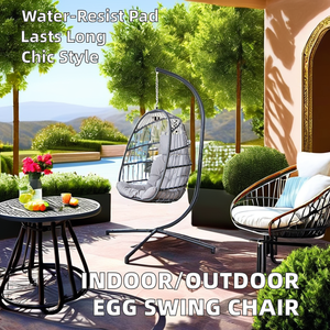 Silla de Orquídea colgante moderna para interior/exterior, Columpio de ratán para jardín, para sala de estar, dormitorio, balcón, parque, <span class=keywords><strong>Hotel</strong></span> - Product Image 2