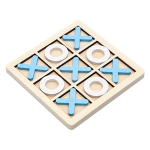 Triple Tacto XO Set di scacchi in legno educazione precoce costruzione di blocchi gioco <span class=keywords><strong>da</strong></span> <span class=keywords><strong>tavolo</strong></span> per il tempo libero per bambini battaglia giocattoli <span class=keywords><strong>educativi</strong></span> - Product Image 5