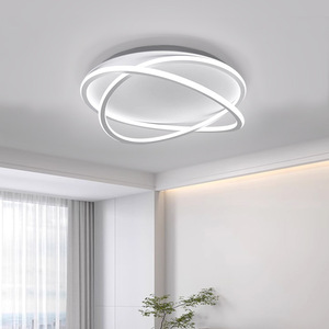 <span class=keywords><strong>Lampe</strong></span> de chambre à coucher, chambre principale, nouvelle tendance 2024, style crème haut de gamme pour l'année, plafonnier LED moderne, simple et élégant - Product Image 1