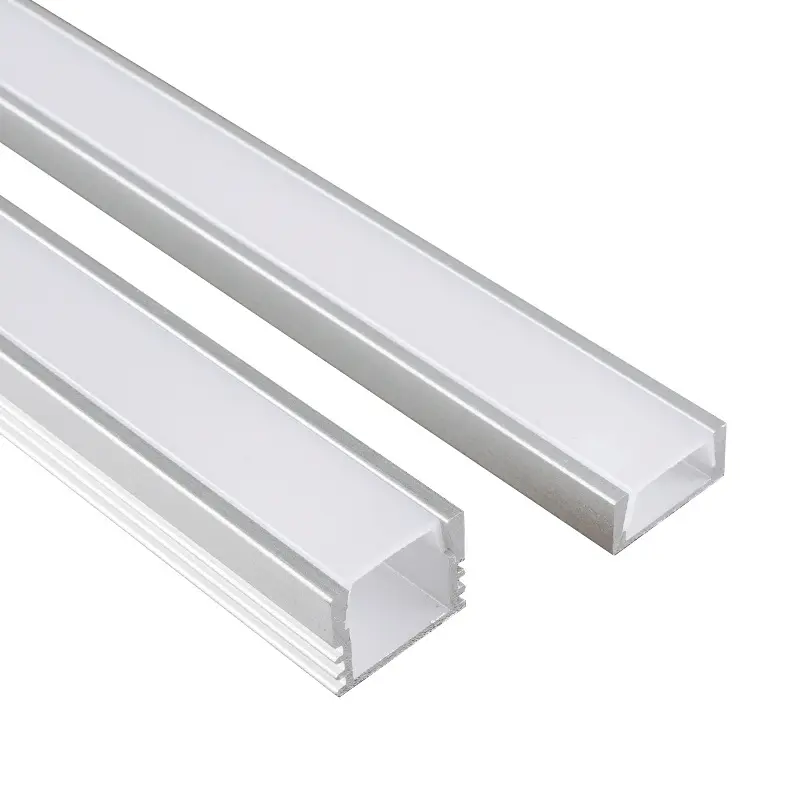 LED şerit alçıpan beyaz kapakları için Trimless LED kanal sisteminde alüminyum profil sıva gömme konut parça ekstrüzyon