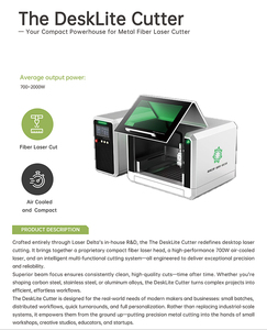 Mini découpeuse laser à fibre de bureau encastrée 800W haute puissance pour la découpe de bijoux, colliers, bagues et plaques de métaux précieux - Product Image 2