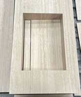 Piedra de Travertino Romano Italiano, Travertino Beige Clásico con Orificios para Proyectos de Villas, Hoteles, Paisajismo e Interiores y Exteriores
