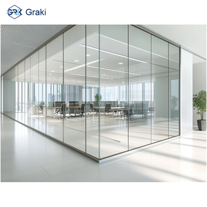 <span class=keywords><strong>Cloison</strong></span> de bureau moderne Graki en aluminium avec absorption <span class=keywords><strong>acoustique</strong></span> - Utilisation commerciale durable pour bureaux, entrepôts, écoles, salles - Product Image 4