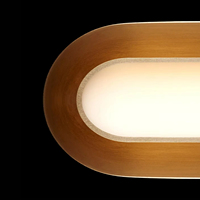 XZ Wabi Sabi Vintage Led latón envejecido Vertical araña techo diseño deconstructivista oscuro lámpara colgante antigua luz Cocina