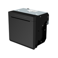 Imprimante thermique intégrée HSPOS 82 80 mm pour reçus et étiquettes, vitesse 250 mm/s, coupe automatique, USB RS232, couvercle 3 voies pour kiosque, distributeur automatique, TPV