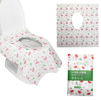 Sarung jok sekali pakai, penutup kertas kursi toilet cubier asiento inodoro