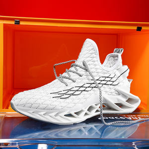 Zapatillas Deportivas Personalizadas con Logotipo de Marca Privada 2021, Zapatillas Deportivas Transpirables de Malla Tejida para Hombre, Fabricantes de Zapatillas Deportivas en China - Product Image 1