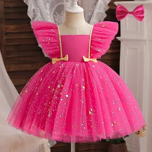 <span class=keywords><strong>Vestiti</strong></span> del bambino per le ragazze del bambino dei bambini di nozze della principessa della ragazza elegante di compleanno del vestito <span class=keywords><strong>da</strong></span> sera di Tulle damigella d'onore abiti <span class=keywords><strong>da</strong></span> sera - Product Image 6