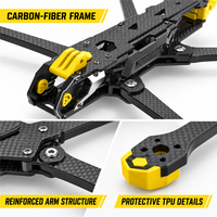 Châssis pliable SpeedyBee Mario Fold DC en fibre de carbone, taille personnalisée, longue portée, pour FPV, charge utile lourde, avec support GPS et VTX, montage rapide