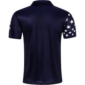 Camiseta Polo Personalizada con Bandera Americana para Hombre, Manga Corta, Secado Rápido, Camiseta Patriótica de Golf para el 4 de Julio, Día de la Independencia - Product Image 4