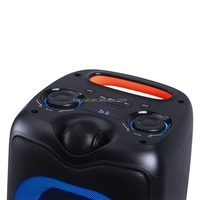 Speaker Portabel Mini, kotak suara Karaoke portabel 6.5 inci 40W dengan mikrofon