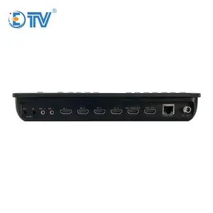 Broadcast Video Streaming Switcher 4-Kanal-Video OBS Switcher Live-Stream-Video-Switcher für Live-und Broadcast-Tastatur