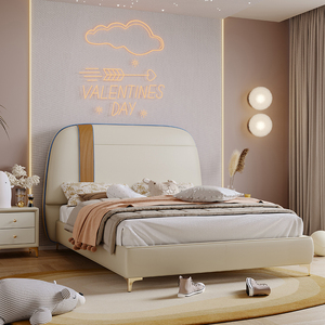 Luxus Mädchen Prinzessin Schlafzimmer möbel Holz Set Kinder Hochbett rahmen Voll metall betten Queen Size - Product Image 5
