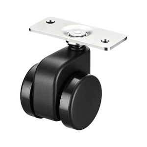 Roulettes pivotantes Ruicheng Hardware 60 mm avec frein, silencieuses, robustes, pour meubles et chaises - Product Image 1