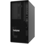 联想 ThinkSystem ST50V2 机架式服务器 16GB 1TB HDD 静音且足够小，可放在办公桌下或旁边，有现货