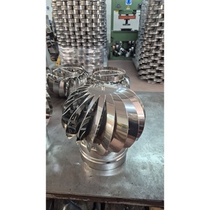 Campana de Chimenea Giratoria Impulsada por el Viento, Acero Inoxidable 304, Certificación KIWA, Diseño Industrial, Hecho en Italia, para Extracción de Gases de Combustión - Product Image 2