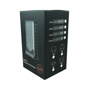 Chất lượng cao 10-Port 1000W Máy tính để bàn thông minh gan Sạc 100W/140W USB-C pd3.1 QC3.0 OCP/ocv CE/FCC Home/công nghiệp sử dụng Anh ổ cắm - Product Image 6