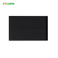 Foldsun Green Gift Panneau Solaire Monocristallin de Type N Personnalisé 5V 2W 22,7% d'Efficacité CE ROHS pour Entreprises