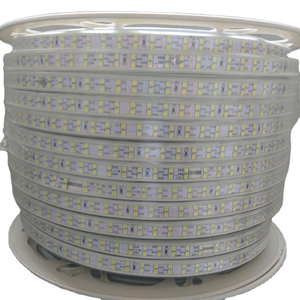 <span class=keywords><strong>Tira</strong></span> de Luces <span class=keywords><strong>LED</strong></span> Flexible, <span class=keywords><strong>tira</strong></span> de Luces de fábrica de alto voltaje, 220V, 5050 <span class=keywords><strong>RGB</strong></span>, 60leds/m, resistente al agua IP67 - Product Image 1