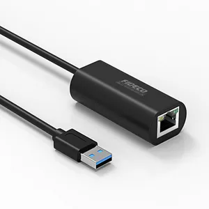 FIDECO Hochgeschwindigkeits-USB-Ethernet-Adapter Netzwerk karte USB 3.0 zu Rj45 Lan Karte Gigabit-Kabel USB zu Rj45-Anschluss Rj 45 Lan Adapter