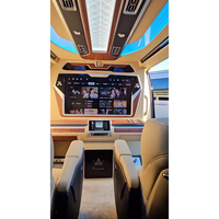 Toyota Hiace prix d'usine Kit intérieur de luxe TV relevable en fibre de verre en résine ABS pour fourgonnettes commerciales arrière personnalisées