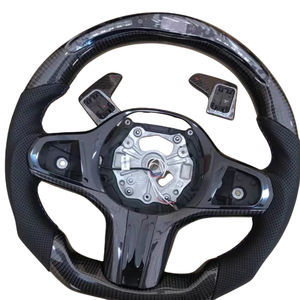 Volant de voiture personnalisé en fibre de carbone forgée avec LED pour G30 G31 G32 X3 G01 X4 G02 M2 G87 M3 G80 M4 G82 G42 G20 LCI M5 F90 G11 - Product Image 3