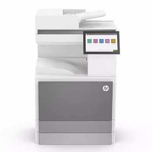 惠普打印机，配有28PPM彩色激光打印机管理MFP E78528dn低速打印机 - Product Image 2