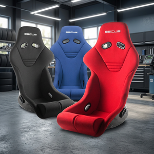 เบาะรถแข่ง SSCUS รุ่น Lightweight Monza 424 ทำจากวัสดุ FRP ผ้าคุณภาพสูง ดีไซน์สปอร์ต พรีเมียม ทนทาน ปรับแต่งได้เต็มที่ แบบ Bucket เบาะหุ้มเต็มตัว สำหรับส่งออก - Product Image 1