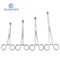 Pince à appendicectomie KEWO, instruments chirurgicaux en acier inoxydable, pince à tissus médicale utilisée en appendicectomie