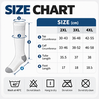 Chaussettes de compression personnalisées avec logo, grande taille, longueur mollet, pour le sport, soutien des mollets, pour hommes et femmes, course à pied, gym, fitness, entraînement