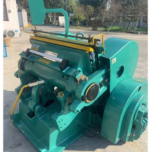 Machine industrielle automatique de dé<span class=keywords><strong>coupe</strong></span> et d'embossage du carton avec composants moteur et engrenages - Product Image 6