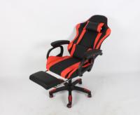 Chaise de jeu de course en cuir YouGe-Design traditionnel Accoudoirs pliables à hauteur réglable Base pivotante Chambre à gaz à 1 étage