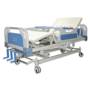 Manual Nursing <b>Bed</b> With Guardrails 2015X900X500 Double Crank For Elderly And Paralyzed Patients - Product Image 1