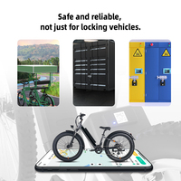 Sistema de bloqueo inteligente para bicicleta eléctrica, dispositivo de seguimiento con aplicación Omni, Gprs, Gsm, tarjeta Sim, código Qr, en la nube, Gps, para compartir e-bike