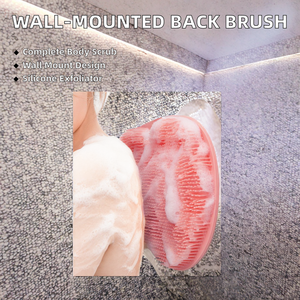 Wall-Mounted Long Exfoliating <b>Back</b>-Wiping Bathing <b>Brush</b> Lazy <b>Back</b>-Scrubbing Silicone Massage No Need for Help Body - Product Image 2