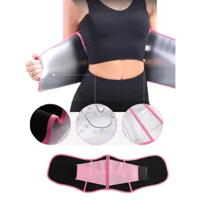 Custom 2 In 1 Brace Sauna Waist Trainer Slimming Belly Belt Neoprene Sweat Band Girdle Belt for Exercise Yoga Fitness