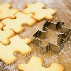 Bền câu đố hình dạng thép không gỉ <span class=keywords><strong>Cookie</strong></span> <span class=keywords><strong>cutter</strong></span> Set DIY Biscuit khuôn dụng cụ nhà bếp món tráng miệng bakeware fondant <span class=keywords><strong>Cutter</strong></span> khuôn - Product Image 4