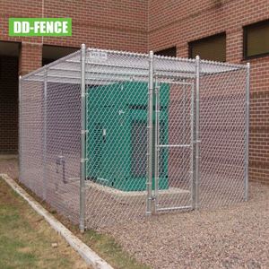 Cage de course pour chien en treillis métallique, robuste et personnalisé, grands chenils pour chiens d'extérieur à vendre, vente en gros - Product Image 3
