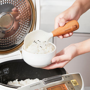 Atacado Non-Stick Silicone Cozinha Cozinhando Colheres De Arroz Utensílios De Restaurante De Borracha De Alta Classificação Para Uso De Cozinha Doméstica Amostra Grátis - Product Image 2