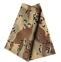 US Six-Color Desert Chocolate Camouflage 50% Nylon 50% Coton Imperméable Imprimé Ripstop Tissu Résistant À La Déchirure Tactique Vêtements