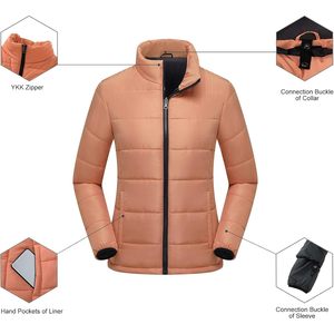 FOXA Women's 3 In 1 Ski <b>Jacket</b> <b>Waterproof</b> Windproof <b>Winter</b> Hooded Snow Coat For Hiking Snowboarding - Product Image 6