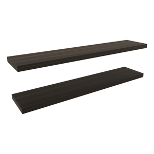 Ecco 47 In Wide <b>Floating</b> <b>Shelves</b> Set Of 2 <b>Wall</b> Decor Storage Book <b>Shelves</b> For Bedroom Bathroom Living Room - Product Image 2