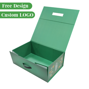 Custom Extra Large di lusso magnetico pieghevole cappello scatola rigida UV stampato che svanisce e goffratura per il cappellino da Baseball Box - Product Image 6